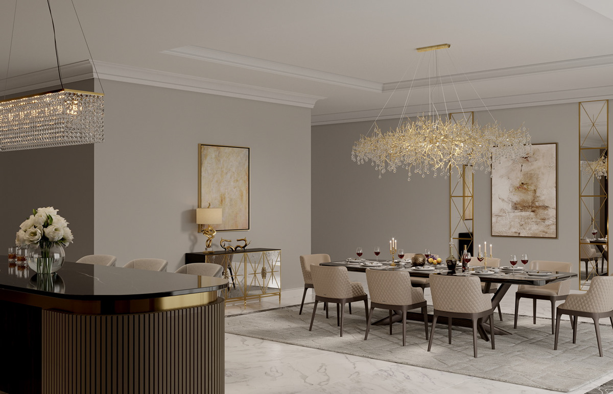 Lüks Mutfak Tasarımı